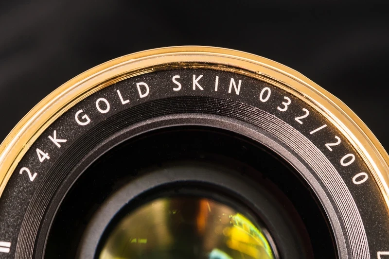 La lente d'oro 24K che non puoi acquistare