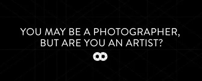 Puoi essere un fotografo, ma sei un artista?
