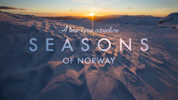 Le 4 stagioni in Norvegia: time-lapse in 8K
