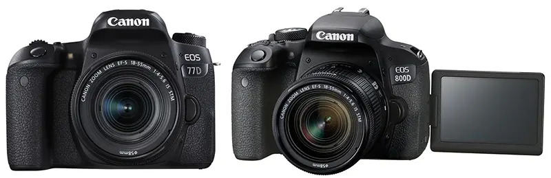 Le reflex per tutti: Canon EOS 800D e Canon EOS 77D