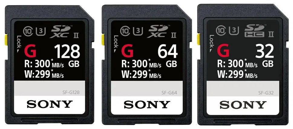 Sony annuncia le memory card più veloci al mondo