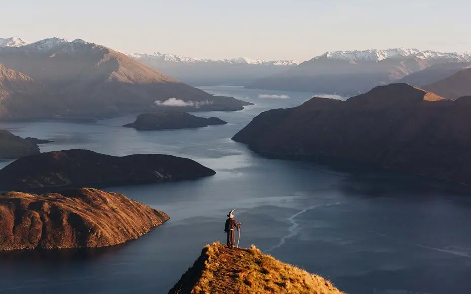 Gandalf e la terra di mezzo in Nuova Zelanda