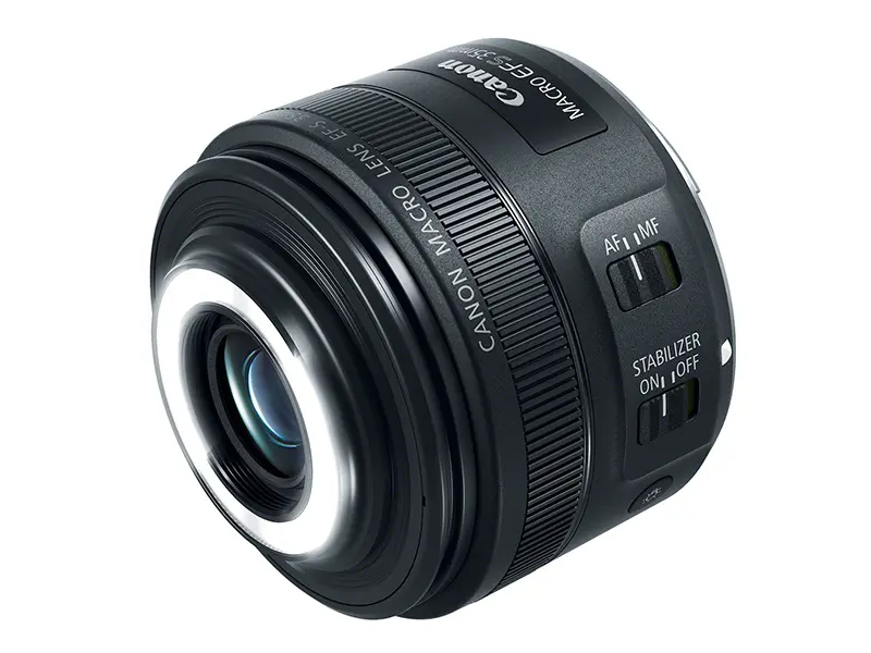 Annunciato il nuovo Canon EF-S 35mm f/2.8 Macro IS STM con led integrato