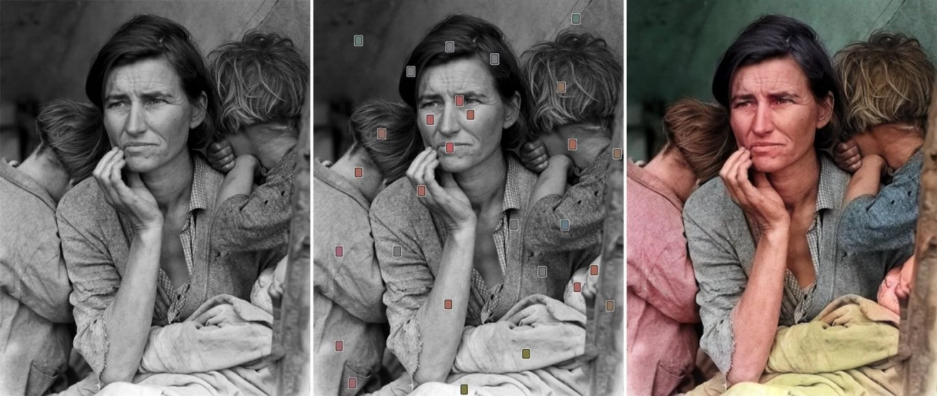 foto antica convertita da bianco e nero a colorata foto antica convertita da bianco e nero a colorata