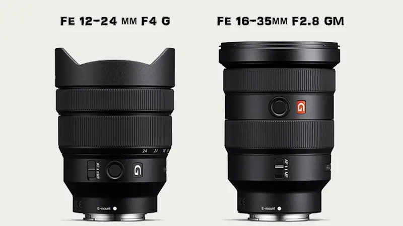 Sony 16-35mm F2.8 e Sony 12-24 mm F4: due nuovi grandangoli per full frame