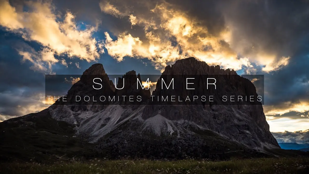 La bellezza delle Dolomiti nel timelapse in 8K