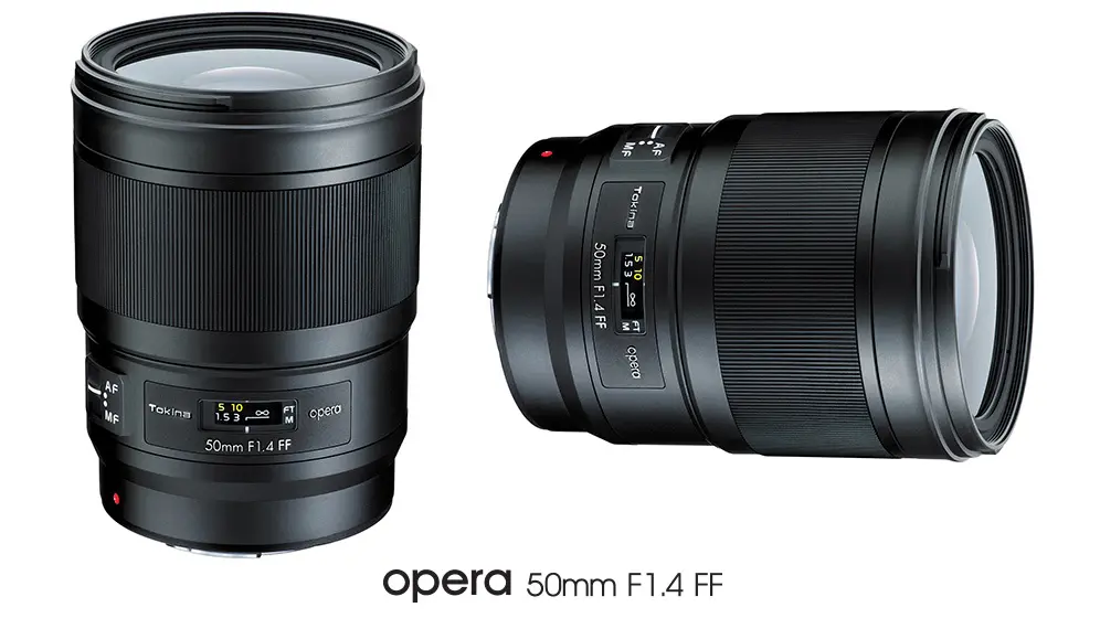 Il nuovo Tokina 50mm F1.4 Opera per full frame Nikon e Canon