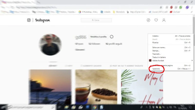 come caricare foto su instagram da pc