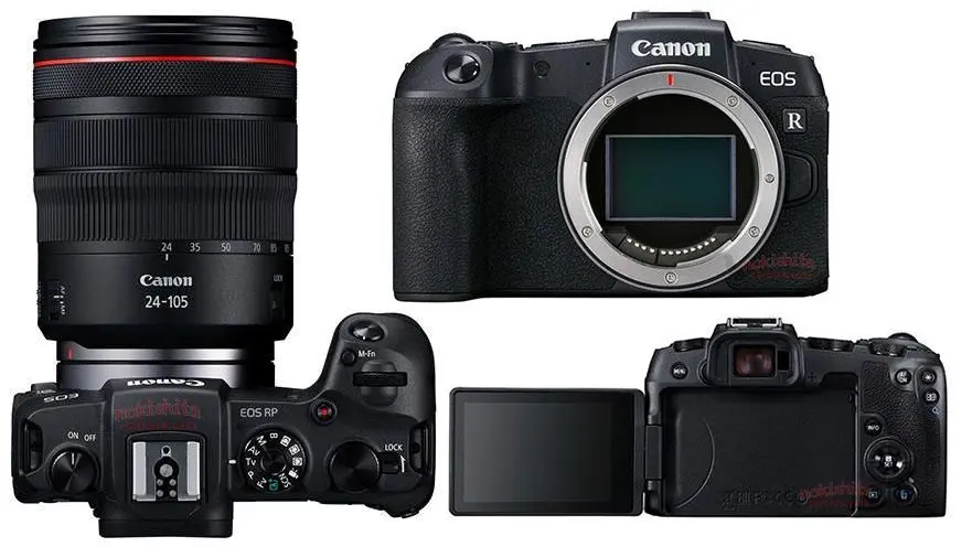 Canon EOS RP. Trapelate le prime foto della nuova mirrorless full frame