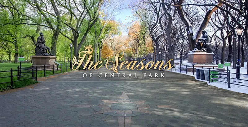 L'incredibile timelapse sulle 4 stagioni a Central Park