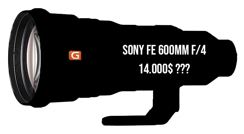 In arrivo il Sony FE 600mm f/4, il più grande e costoso obiettivo Sony.