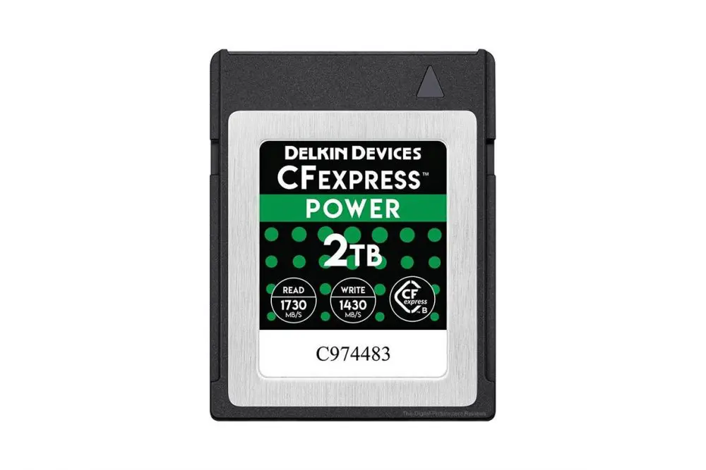 Delkin Devices presenta la nuova scheda CFexpress Tipo B da 2 TB.