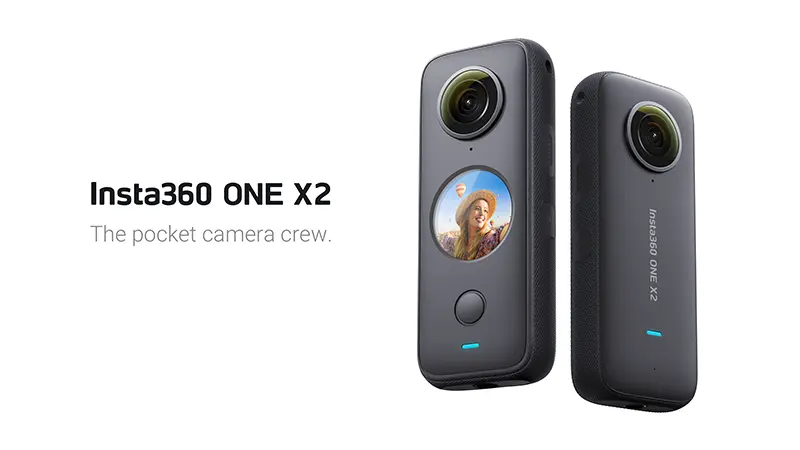 Insta360 ONE X2: in parte telecamera, in parte troupe televisiva.