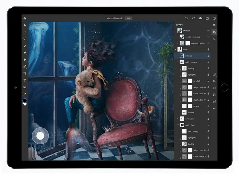 Photoshop per iPad: la versione completa è finalmente disponibile