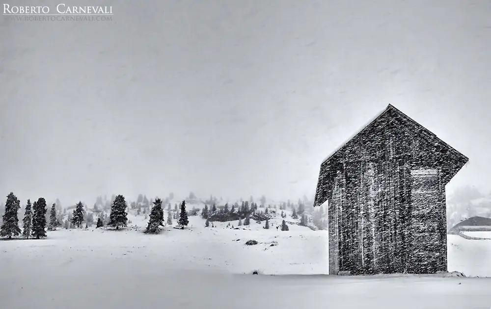 Bufera invernale, il profumo della neve