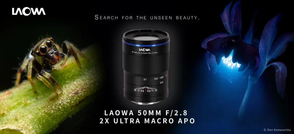 Laowa 50mm f/2.8 2x: il primo obiettivo ultra macro 2x al mondo