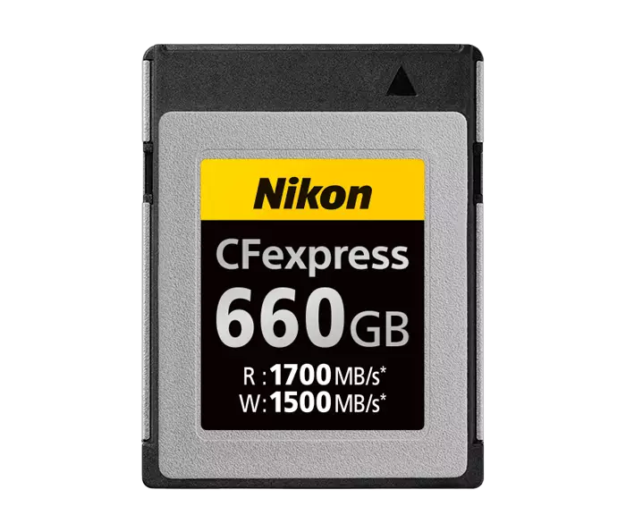 Nikon annuncia una scheda di memoria CFexpress di tipo B da 730 dollari