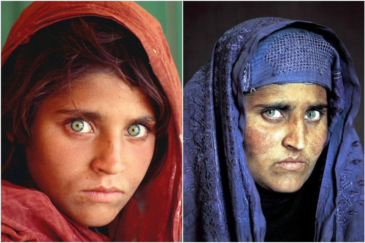 La ragazza afgana ritratta da Steve McCurry è in salvo in Italia