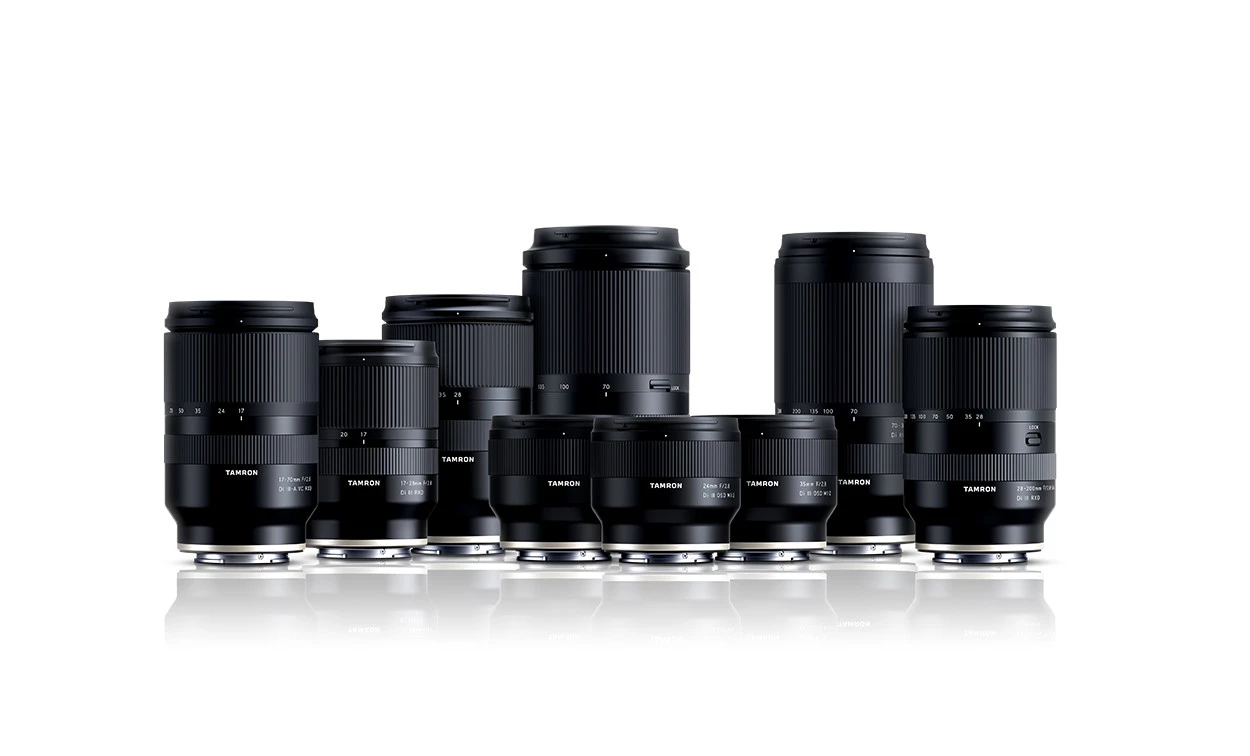 Tamron raddoppierà la sua linea di lenti mirrorless entro il 2023