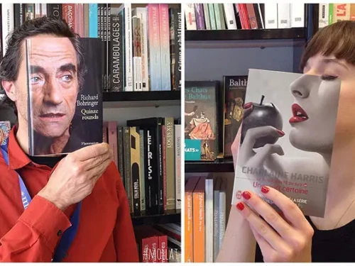 La libreria che "fonde" i clienti con le copertine dei libri