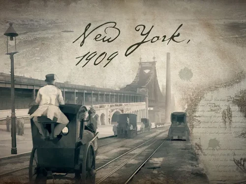 Il vecchio nuovo mondo. Una bellissima animazione con sole fotografie dei primi '900