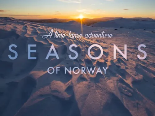 Le 4 stagioni in Norvegia: time-lapse in 8K